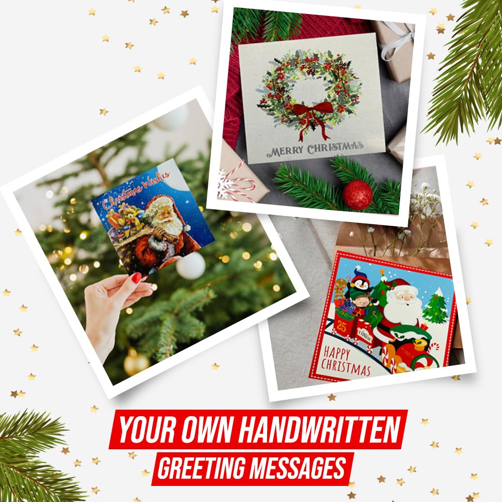 ZOPPER Charity Christmas Cards Pack of 30 with Envelopes, 6 Designs - Image 3