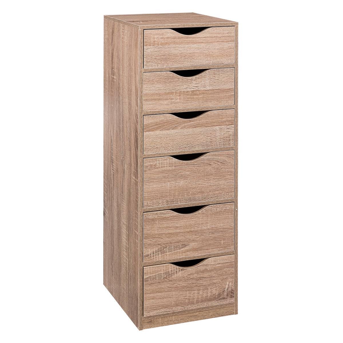 caisson bureau 6 tiroirs, beige