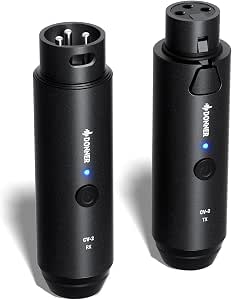 EBJ 2.4Ghz Wireless Microphone System - XLR Transmitter & Receiver For PA Speakers