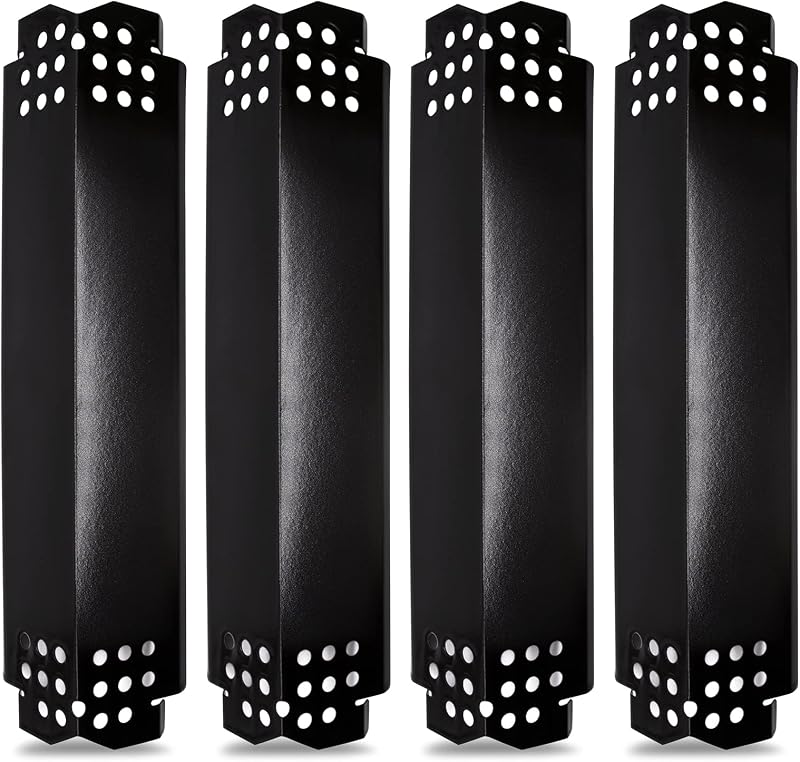 Criditpid Grill Heat Plates Replacement Parts for Nexgrill 4 Burner 720-0830H, Nexgrill 720-0864 720-0888N 720-0896B, Burner Cover, Flame Tamer, Heat Shield for Home Depot Nexgrill 4 Burner Gas Grill