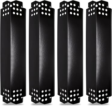 Criditpid Grill Heat Plates Replacement Parts for Nexgrill 4 Burner 720-0830H, Nexgrill 720-0864 720-0888N 720-0896B, Burner Cover, Flame Tamer, Heat Shield for Home Depot Nexgrill 4 Burner Gas Grill