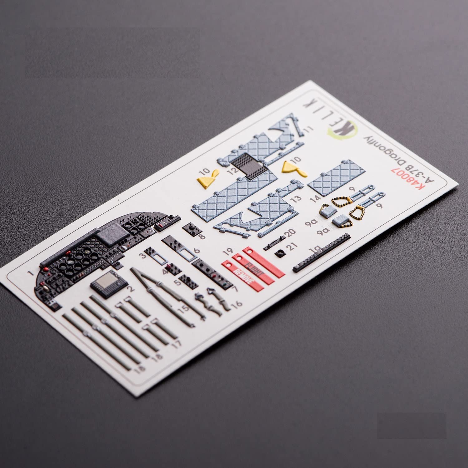 K48007-1/48 A-37B Dragon Fly Interior 3D Decals for Trumpeter kit