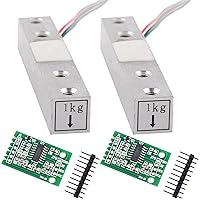 Vista 17 de 2 unidades de 2.2 lbs 11.0 lbs 22.0 lbs 44.1 lbs sensor digital de peso de células de carga miniatura de alta precisión para Arduino DIY Electronic