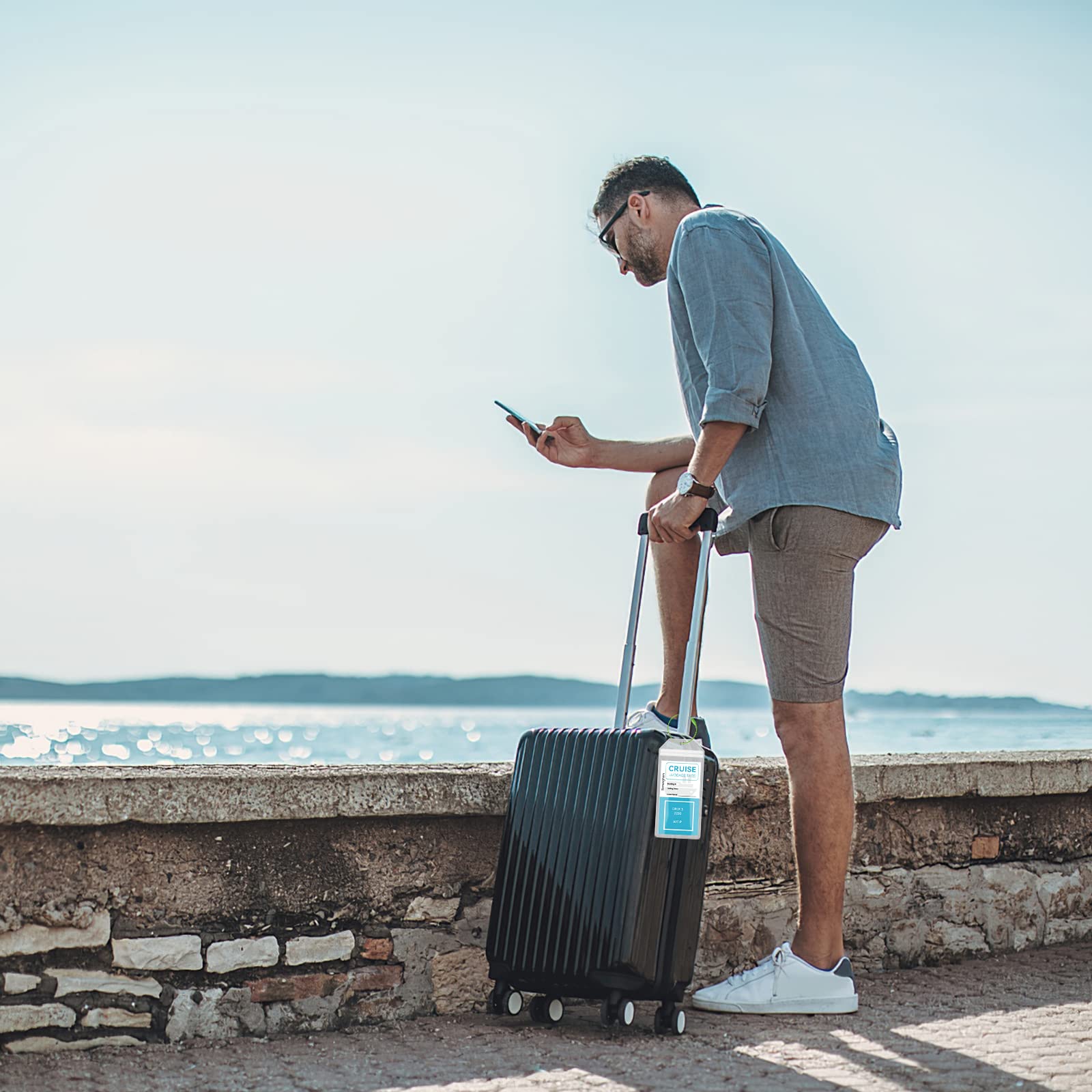 Lot De 8 étiquettes De Bagage De Croisière, Compatibles Avec