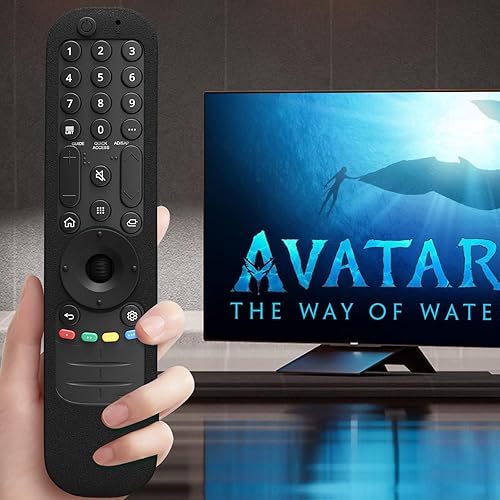 Miniatura 6 de Funda protectora de silicona para LG Smart TV Magic Remotes, para LG AN-MR21GA AN-MR21GC MR22GA MR22GN MR23GA Magic Remotes 2021-2024, funda