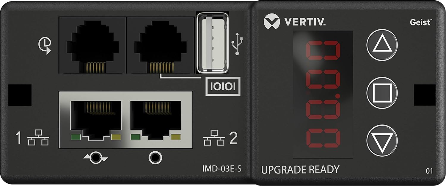 Vertiv Geist Rack Power Distribution Unit – Combination Outlet| C13 / C19| for C14 and C20 Plugs| 30A| 120/208V WYE (VP43302)