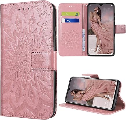 KOTPARX Funda para Huawei P30 Cuero Fundas Libro Resistente Soporte Plegable Ranuras para Tarjetas y Billetes Cierre Magn?tico Ultra-Delgado Protecci?n Flor Girasol Carcasa Case - Oro Rosa KOTPARX Funda para Huawei P30 Cuero Fundas Libro Resistente Soporte Plegable Ranuras para Tarjetas y Billetes Cierre Magn?tico Ultra-Delgado Protecci?n Flor Girasol Carcasa Case - Oro Rosa