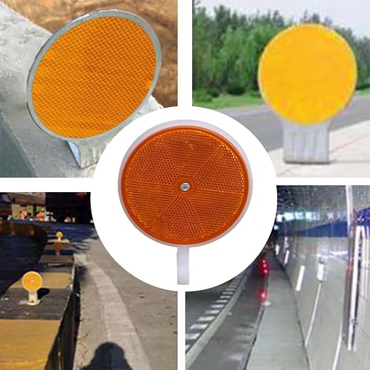 Marcador Reflector para Entrada de Vehículos Amarillo miniatura 4