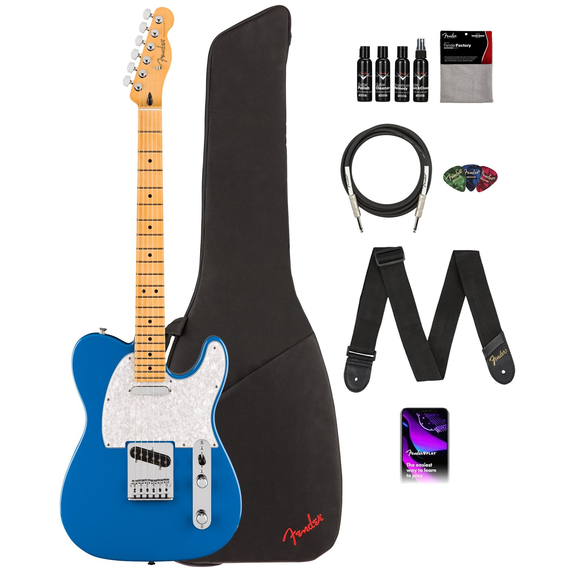 Amazon.com: Fender Player II Modified Telecaster - Electric Blue
