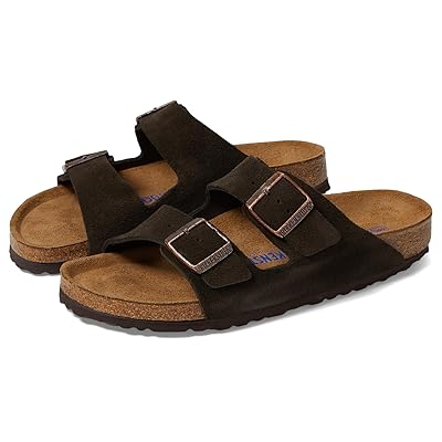Birkenstock Arizona Soft Footbed Suede (Unisex) Sandals Mocha Suede