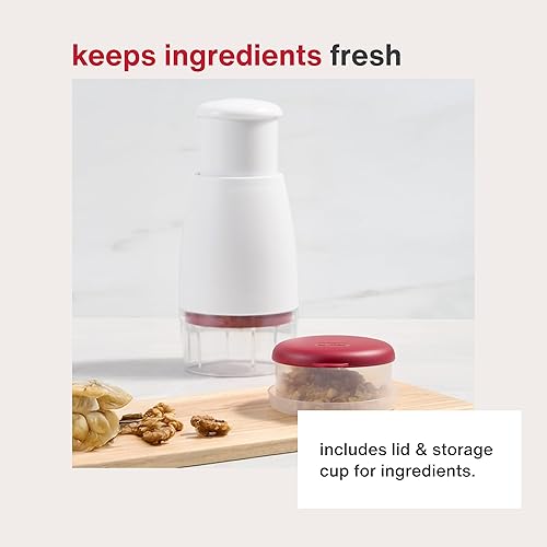 Miniatura 5 de Zyliss Zick Zick Classic Food Chopper - Manual Food Chopper - Onion, Tomato & Vegetable Cutter - Stainless Steel & Dishwasher Safe Food Dicer