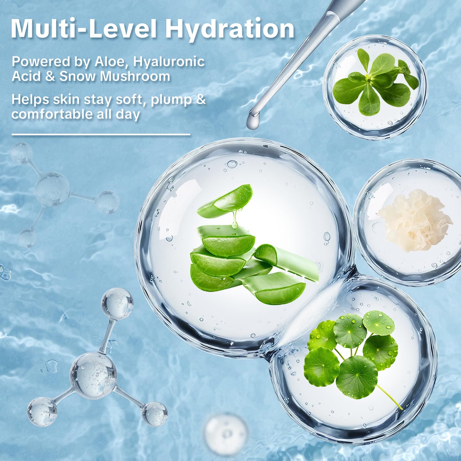 Hydrating Face Cream with Retinol, Ceramides & Hyaluronic Acid, Lightweight Daily Moisturizer for Day & Night Use, 1.7 fl oz - Image 3