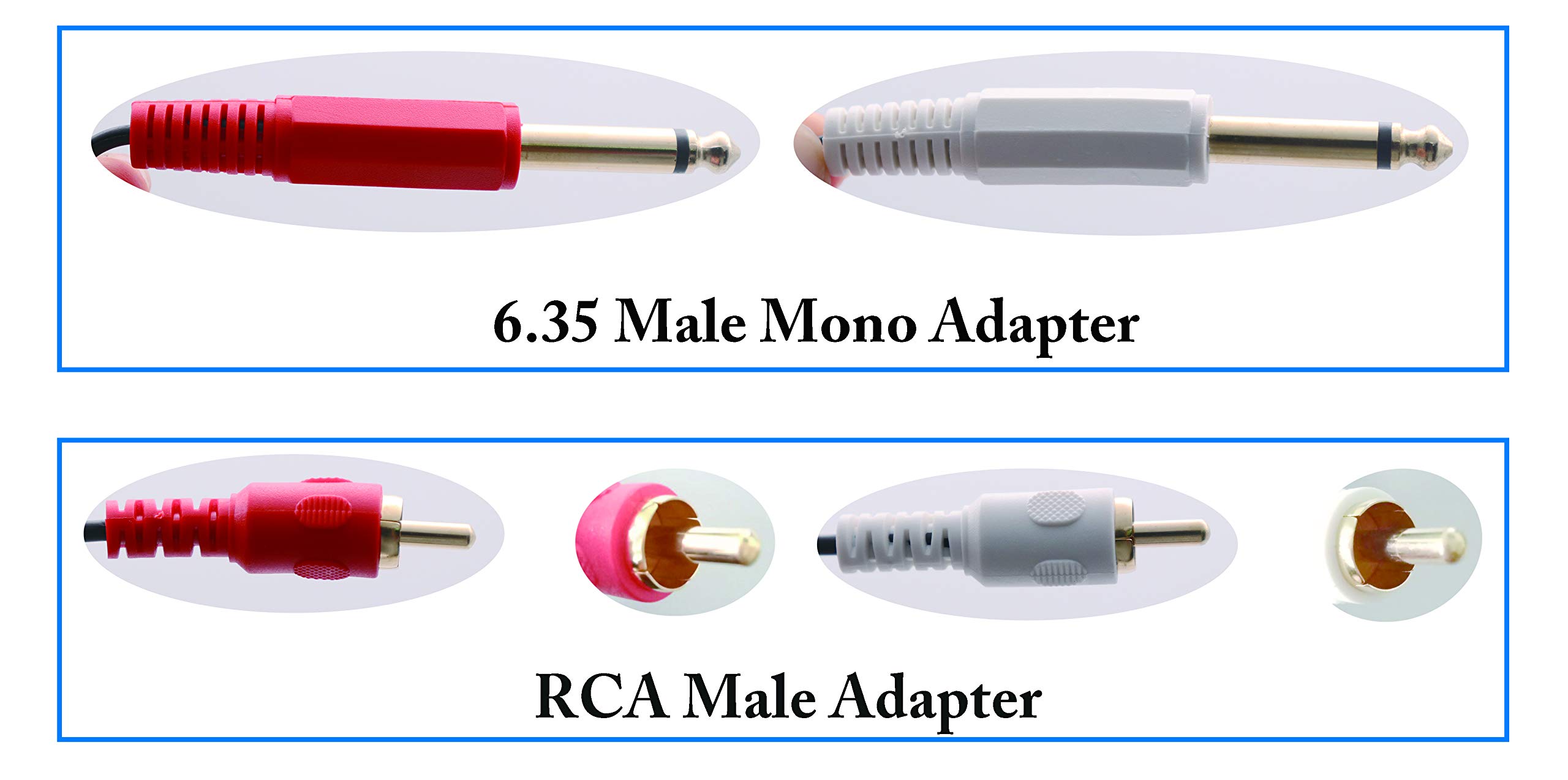 Cavo Audio Da 6,35 Mm Stereo A 2RCA Cavo Divisore Y Italia
