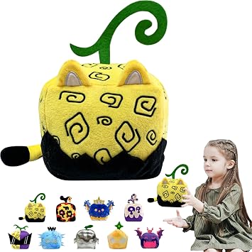 POPOYU Fruits Plushies,Fruits Soft Stuffed Animal Pillow,Plush Box Toy,Cute Animal Soft Stuffed Figure Soul Plush DollToys for Kids Birthday Bedroom Decoration