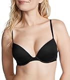 Pink Wear Everywhere Super Push Up Bra, Pure Black (38D)
