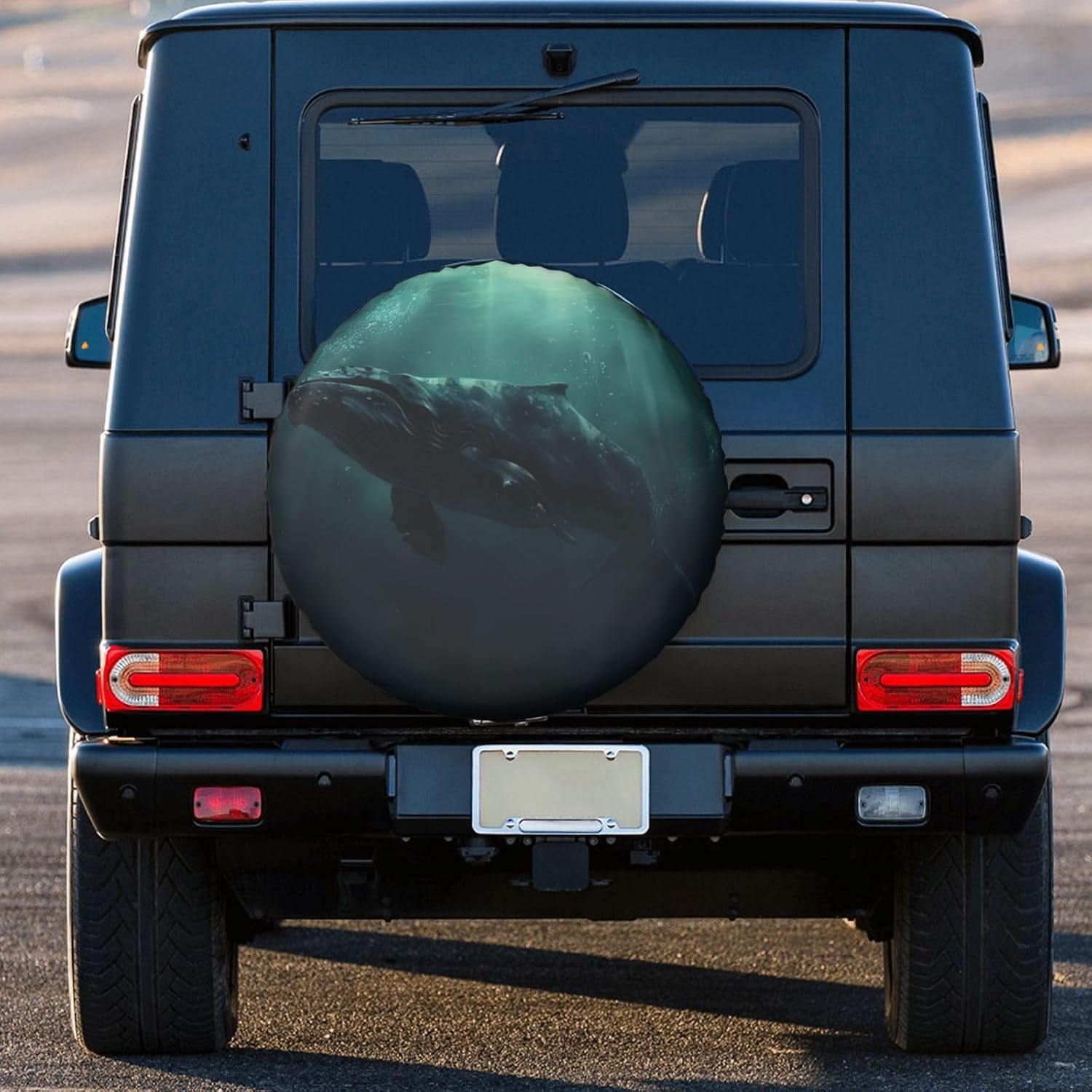 Undersea Whale Print Tire Cover Universal Spare Wheel for Trailer Rv SUV Truck Camper Travel Accessories