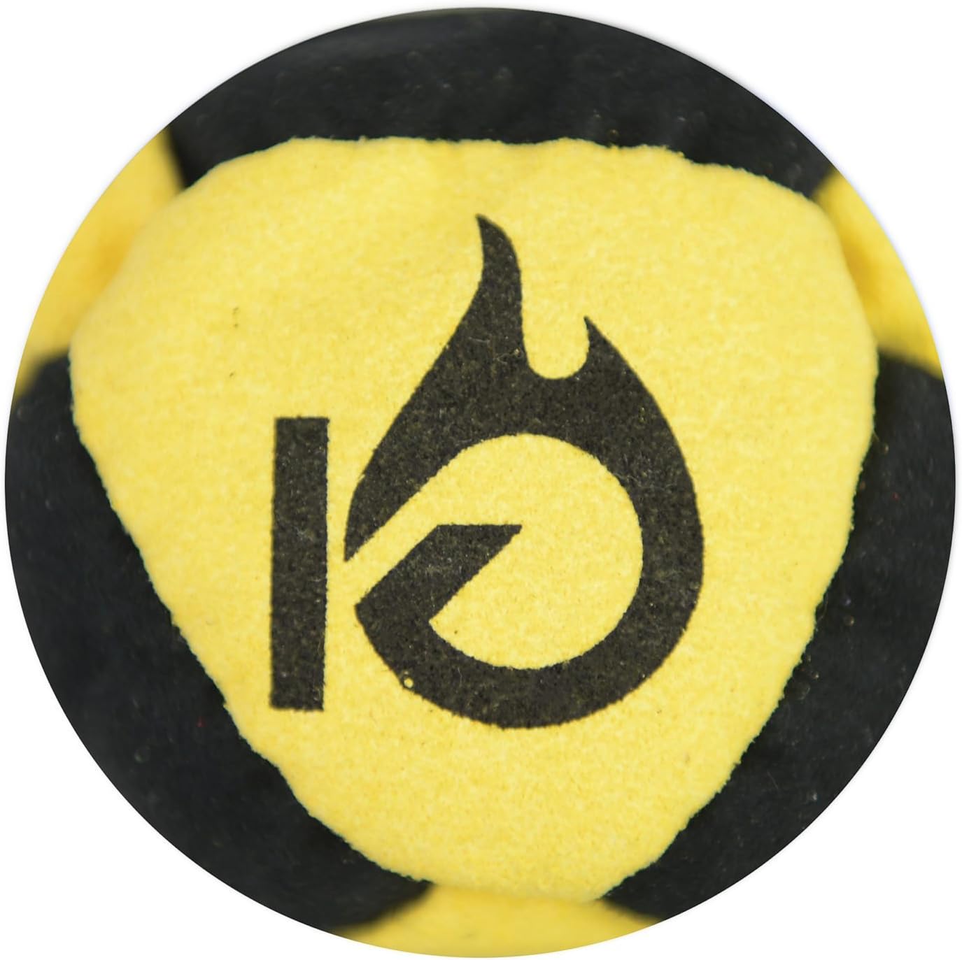 KICKFIRE Hacky Sack - Sand Filled 8 Panel Leather Footbag - Sand Bags for Kids, Teens & Adults