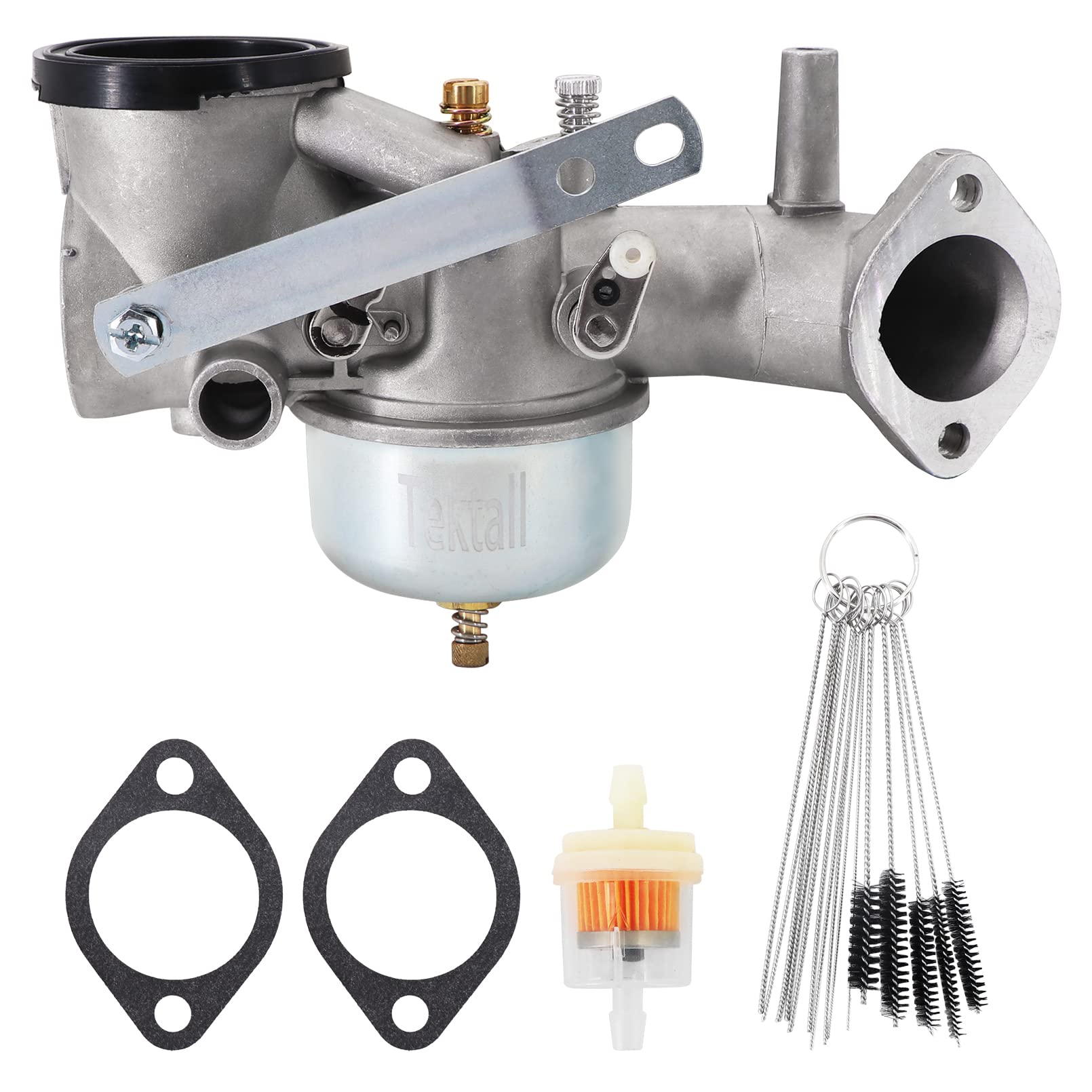 Carburateur avec joint de rechange pour Briggs & Stratton 252702 252707 253702 253706 491590 390811 392152