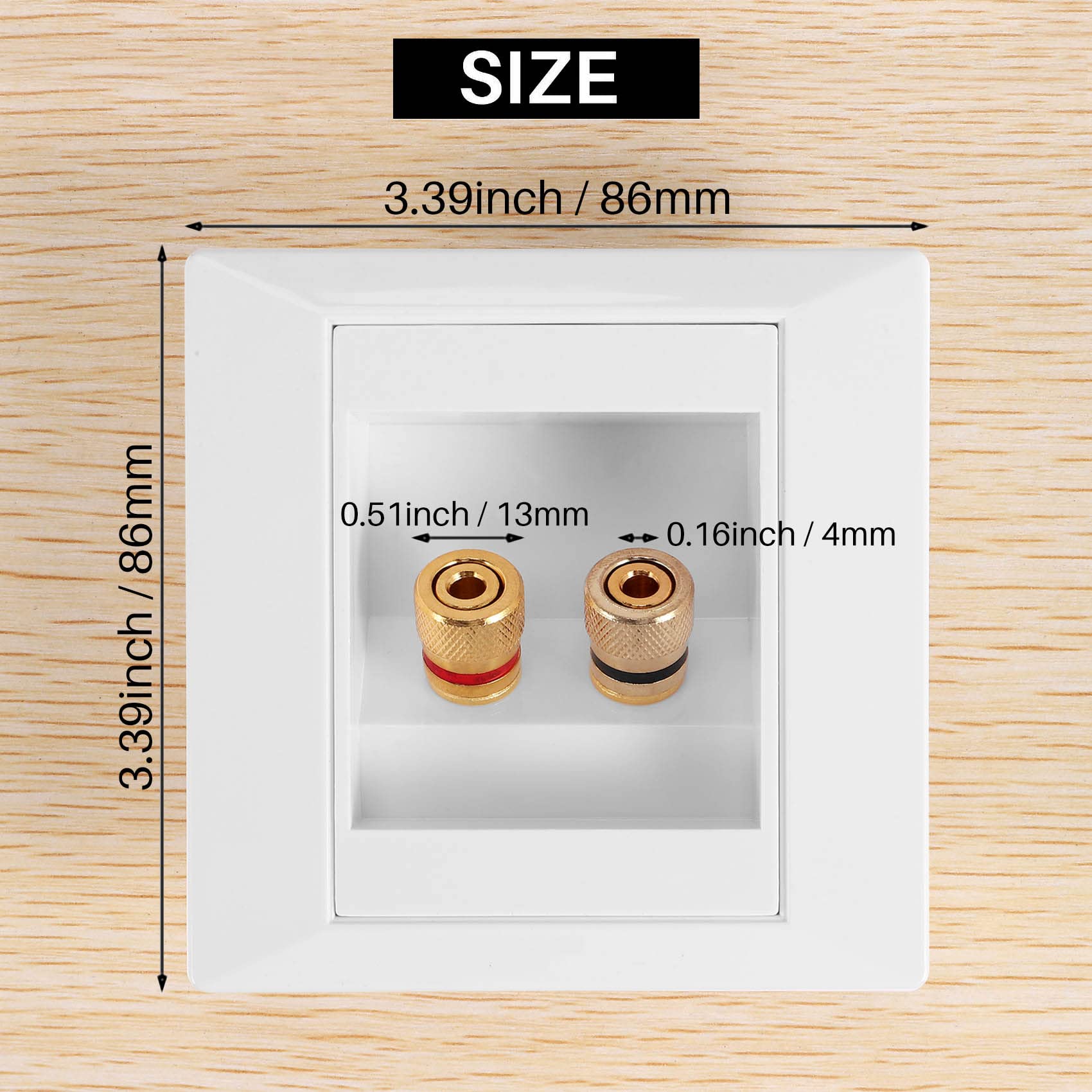 8PZ Presa Per Spina A Banana Con Morsetto Di Connessione 'Altoparlante 'Alt2644 - Foto 13