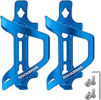 Vista 11 de ROCKBROS Soporte para botella de agua para bicicleta, jaula de aleación de aluminio, soportes de jaula de botella de agua para bicicleta, soporte
