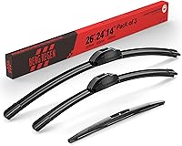 Vista 107 de BERG REGEN 22"+19" Limpiaparabrisas con juego de repuesto trasero de 10 pulgadas para Mazda CX-3 2016 2017 2018 2019 – Calidad genuina del OEM