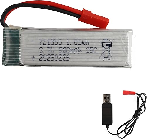batería de iones de litio recargable de 3.7V 500mAh con el conector de JST para los productos electrónicos