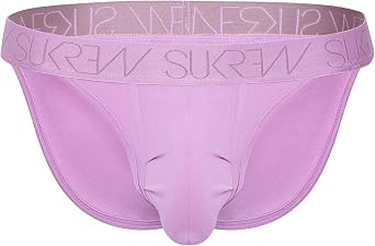 SUKREW - Mens Briefs Underwear - Tanga Pale Magenta
