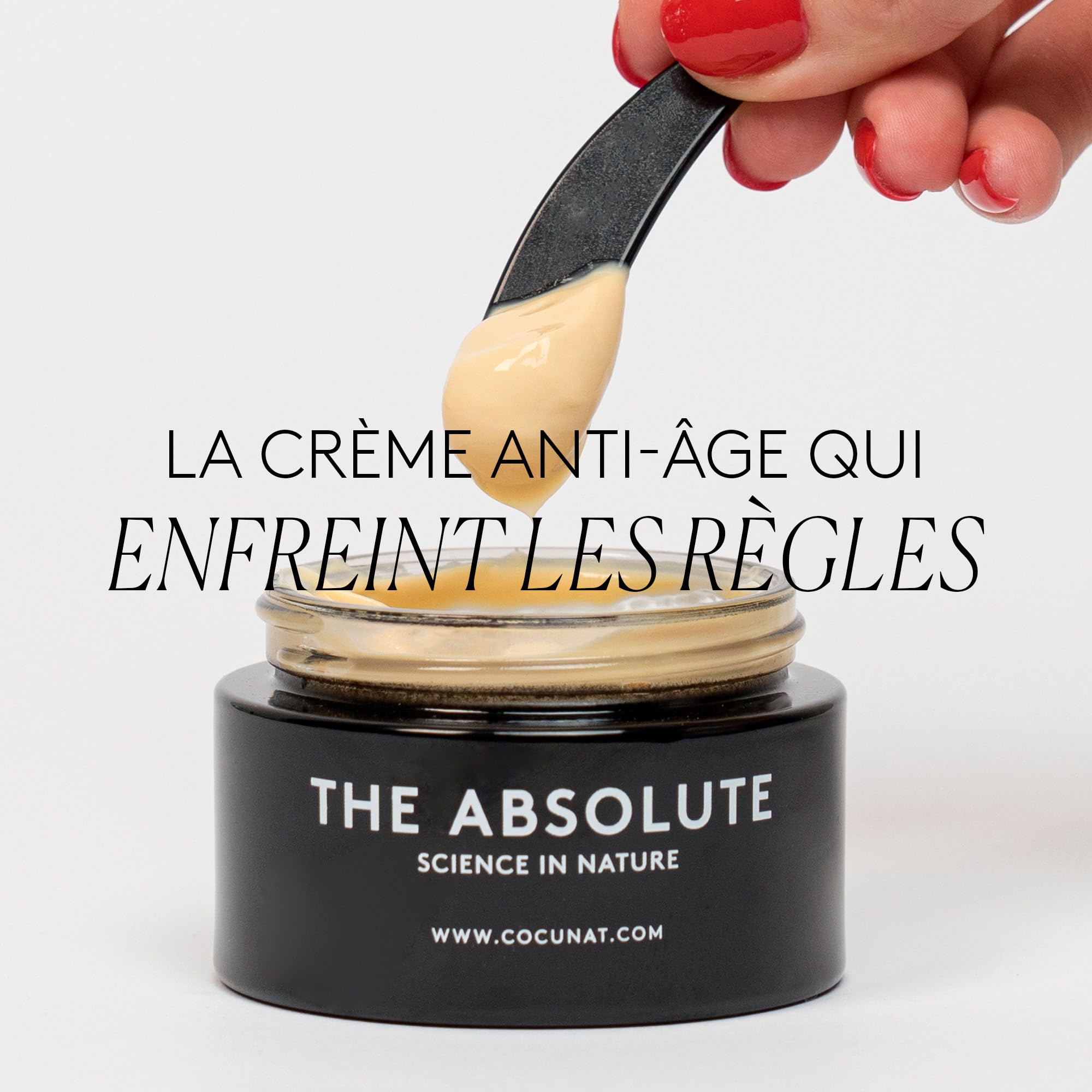 COCUNAT - Crème Visage Anti-âge - Agit contre les Rides, les Taches, la Fermeté et la Luminosité - Tous Types de Peau - 50ml - The Absolute
