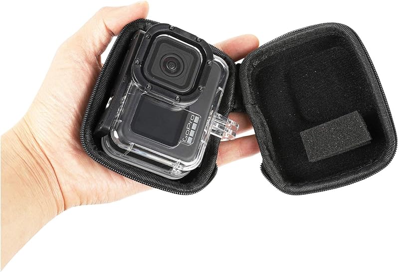 Hard Carrying Case for GoPro Hero 13 12 11 10 Mission 1 Pro Waterproof Case | for Go Pro DJI Osmo Action 6 5 Pro 4 3 Camera Waterproof Shell,Insta360 Ace Pro 2 Go 3s AKASO Underwater Dive Shell