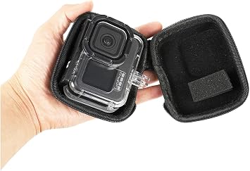 Hard Carrying Case for GoPro Hero 13 12 11 10 9 8 7 6 5 4 Mission 1 Pro Waterproof Housing Case,DJI Osmo Action 6 5 4 3 Camera Waterproof Shell,Insta360 Ace Pro AKASO Underwater Dive Shell and More