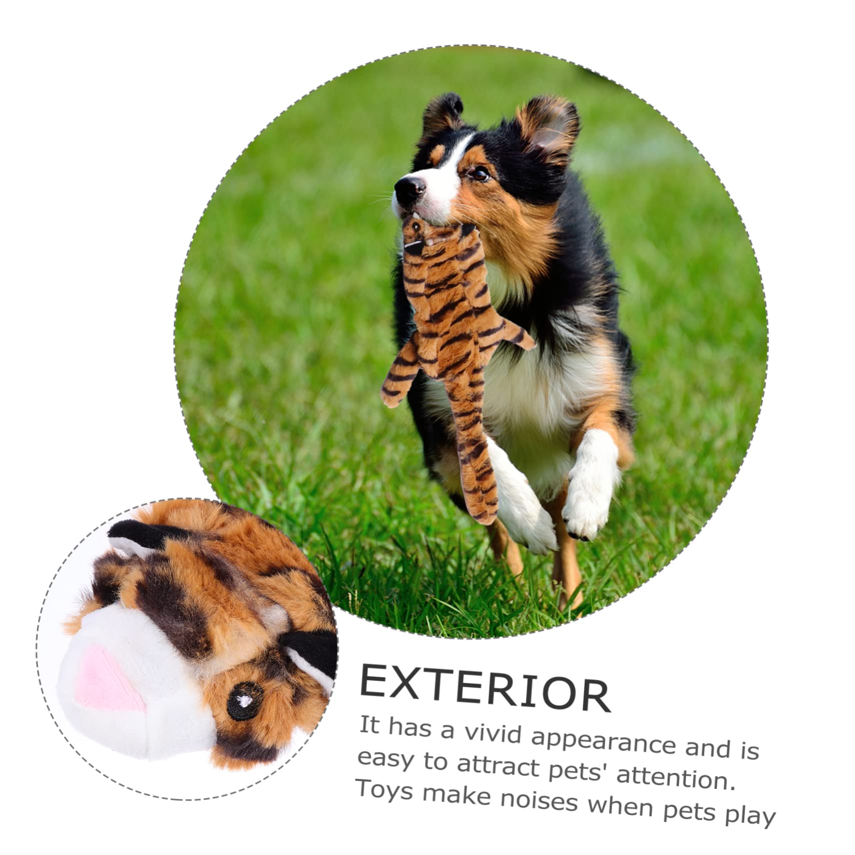SUPVOX 6pièces Jouet à Mâcher Peluche pour Chiens Jouet Molaire Sonore Accessoire De Nettoyage pour Animaux De Compagnie