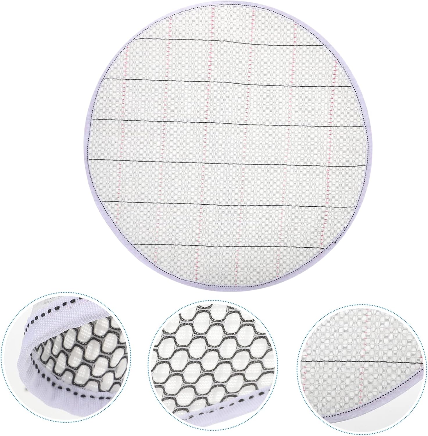 BEBEMOKO Blank Rug DIY Mesh Carpet Embroidery Material Mesh Fabric for Cross-Stitching