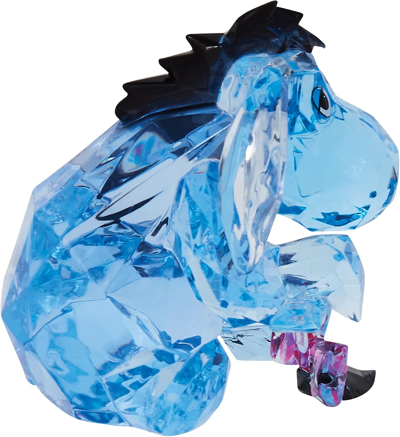 Enesco Facets Disney Winnie The Pooh Eeyore Sitting Figurine, 3 Inch, Multicolor : Home & Kitchen