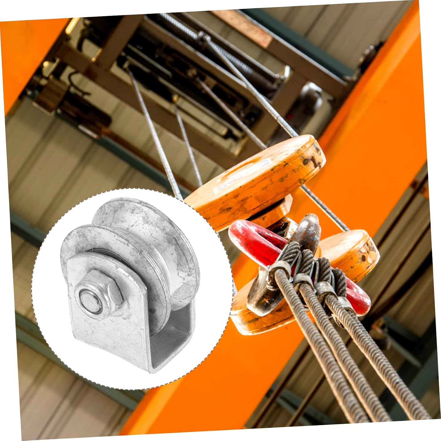 Stainless Steel Groove Wheel Garage Door Roller Cast Iron V-Shape Track Wheel