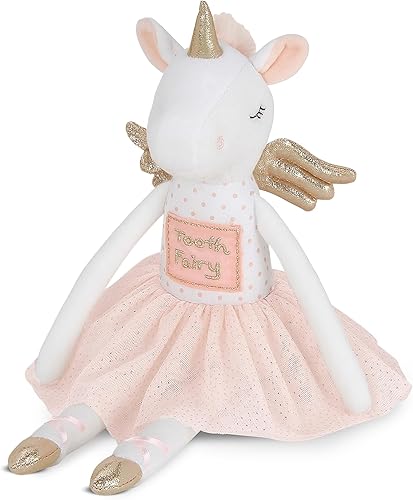 Vista 7 de Bearington Collection Almohada de Felpa Porta Dientes del Hada de los Dientes para Niñas – Muñeca Colgante para Cama, Puerta, Mesita de Noche