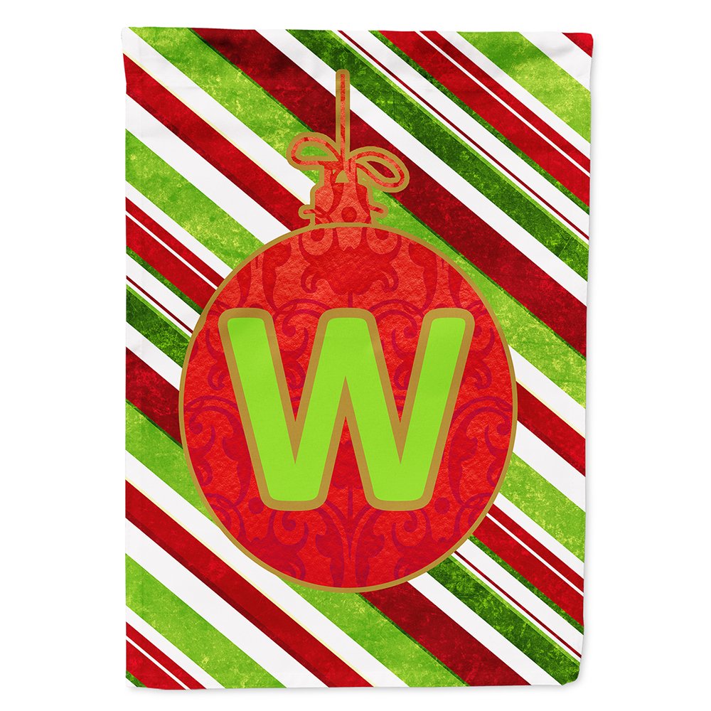Drapeau de Noël Lettre A Monogramme Vacances Jardin Multicolore L