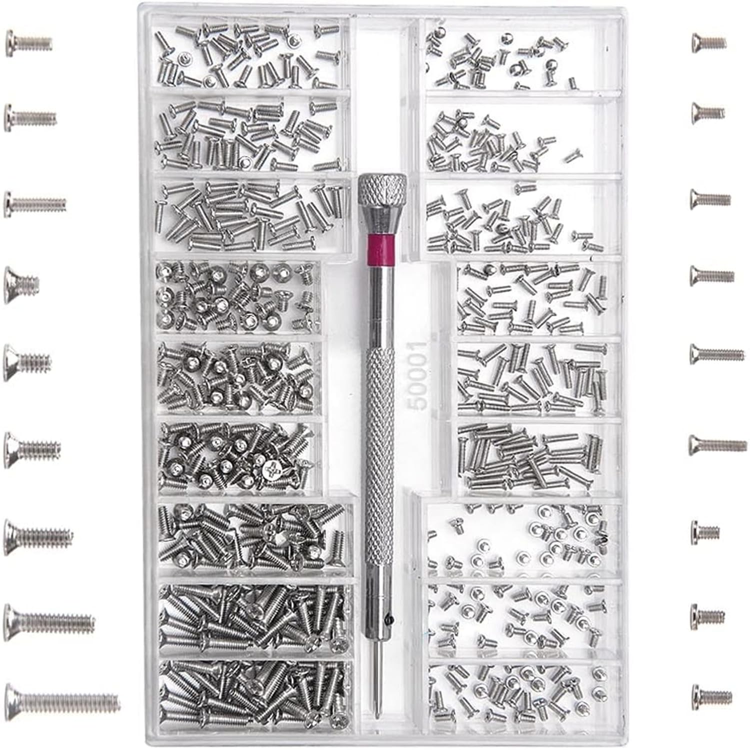 500 PCS Tiny Micro Repair Screw Kit