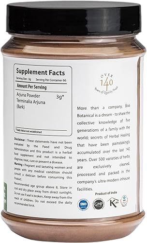 Miniatura 8 de Terminalia Arjuna Extract 40% taninos 60 cápsulas vegetales (450 mg)  Potente tónico cardíaco  Suplemento herbario para eliminar bloqueos