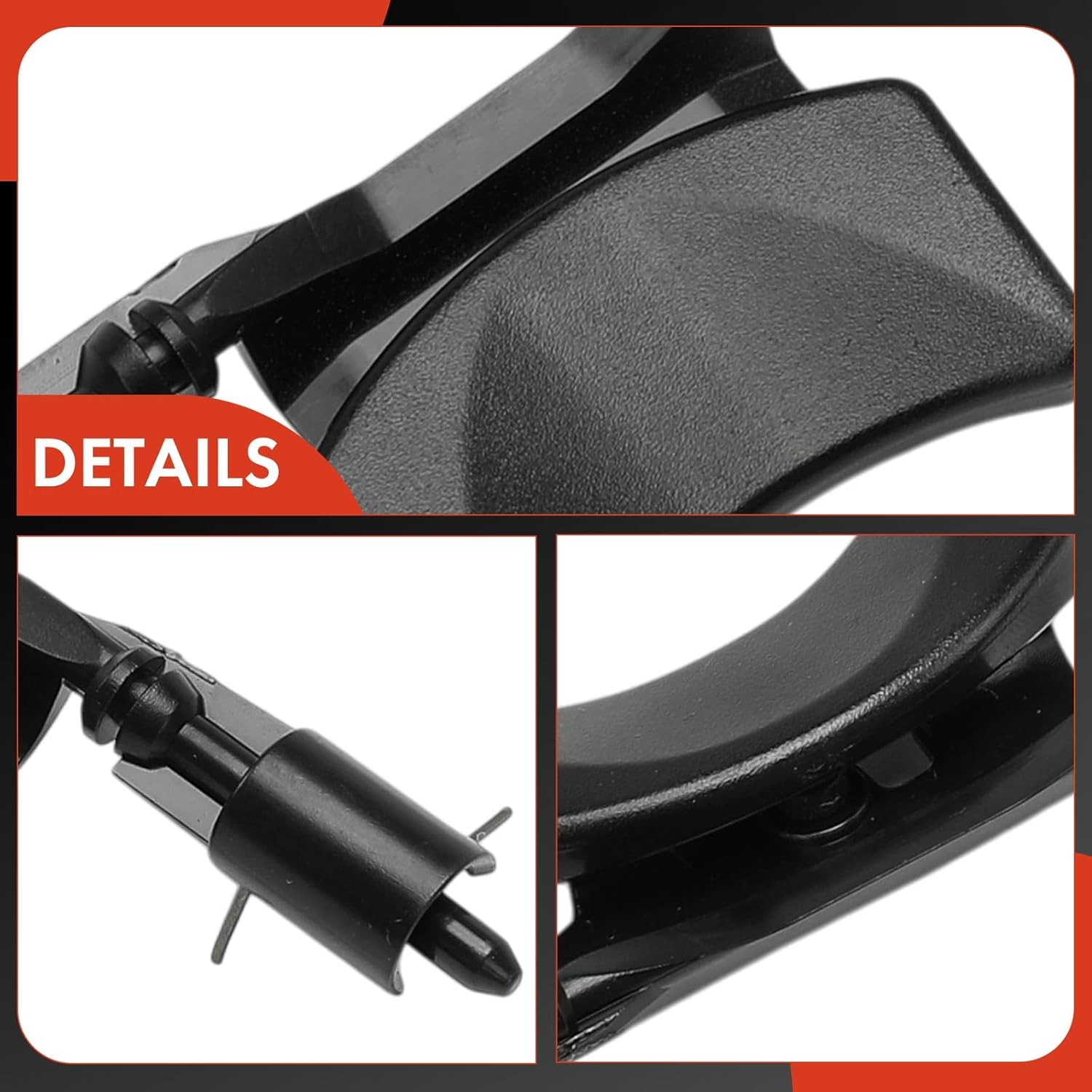 A-Premium Cup Holder Compatible with Mercedes-Benz GL350 2013-2016, GL450 2013-2016, GL550 2013-2016, GL63 AMG 2013-2016, GLS350d 2017, GLS450, GLS550, GLS63 AMG, Center Console, Black