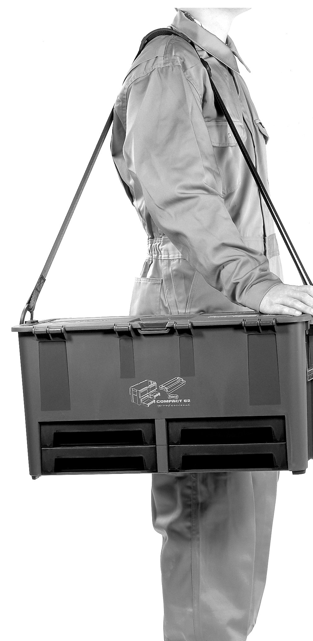 raaco Compact 37 Azul Polipropileno (PP) - Cajas de herramientas (Azul, Polipropileno (PP), 540 mm, 296 mm, 230 mm, 3,69 kg)