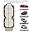 XHYANG Car Seat Protector,2 Pack Car Seat Protectors Baby Carseat Waterproof Durable 600D Fabric for Child Baby Car Seat Mat Vehicle Pet Cover 2 Storage Pockets (2 Pack Beige)