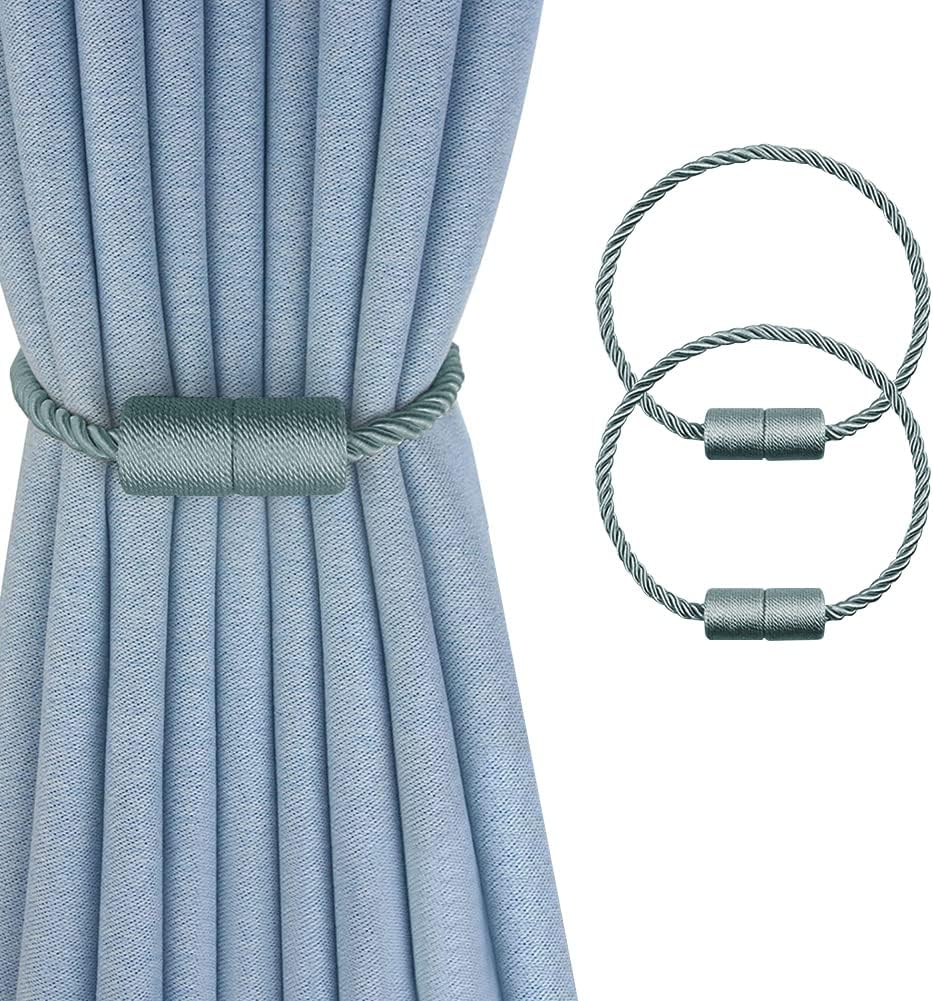 Amazon.com: HoHnH Pink 4 Magnetic Curtain Tiebacks- Clips Decorative ...
