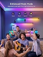 Vista 3 de Govee - Tira de luces LED RGBIC de 65.6 pies para dormitorio, tiras de luces inteligentes compatibles con Alexa, luces LED que cambian