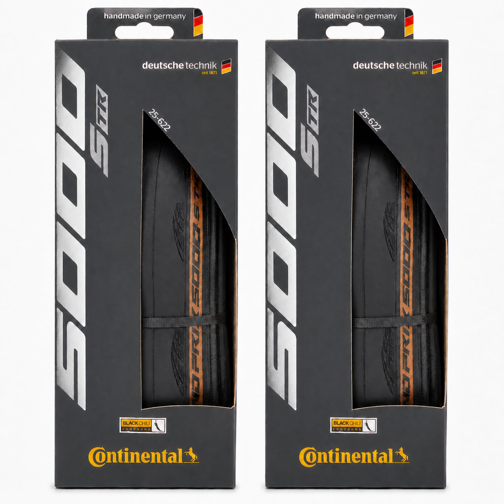 Continental Grand Prix 5000 S TR 700x25 Black/Transparent