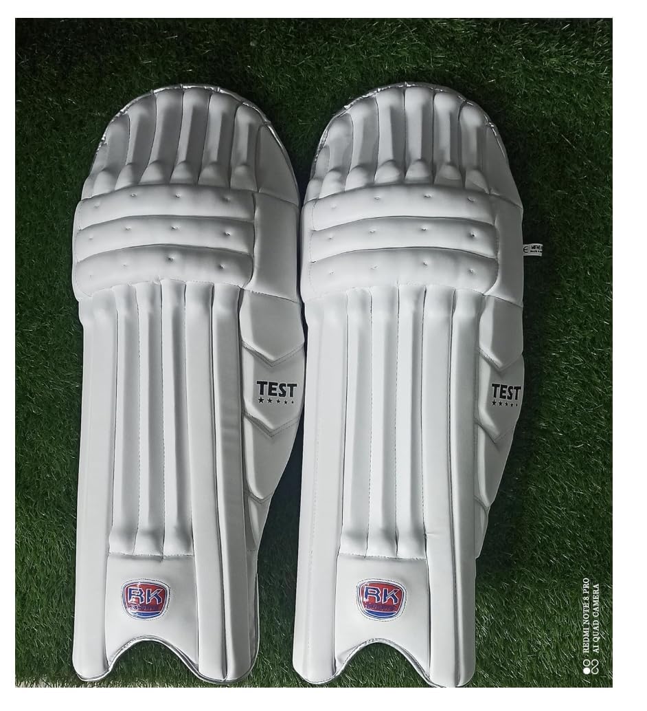 Cricket Batting Leg Guard/Pad for Men (27 inch) Leg Guard Pads for Men | Lightweight & High-Density Foam Protection | Adjustable Straps | Right & Left Leg | Ideal for Match & Practice-image-2