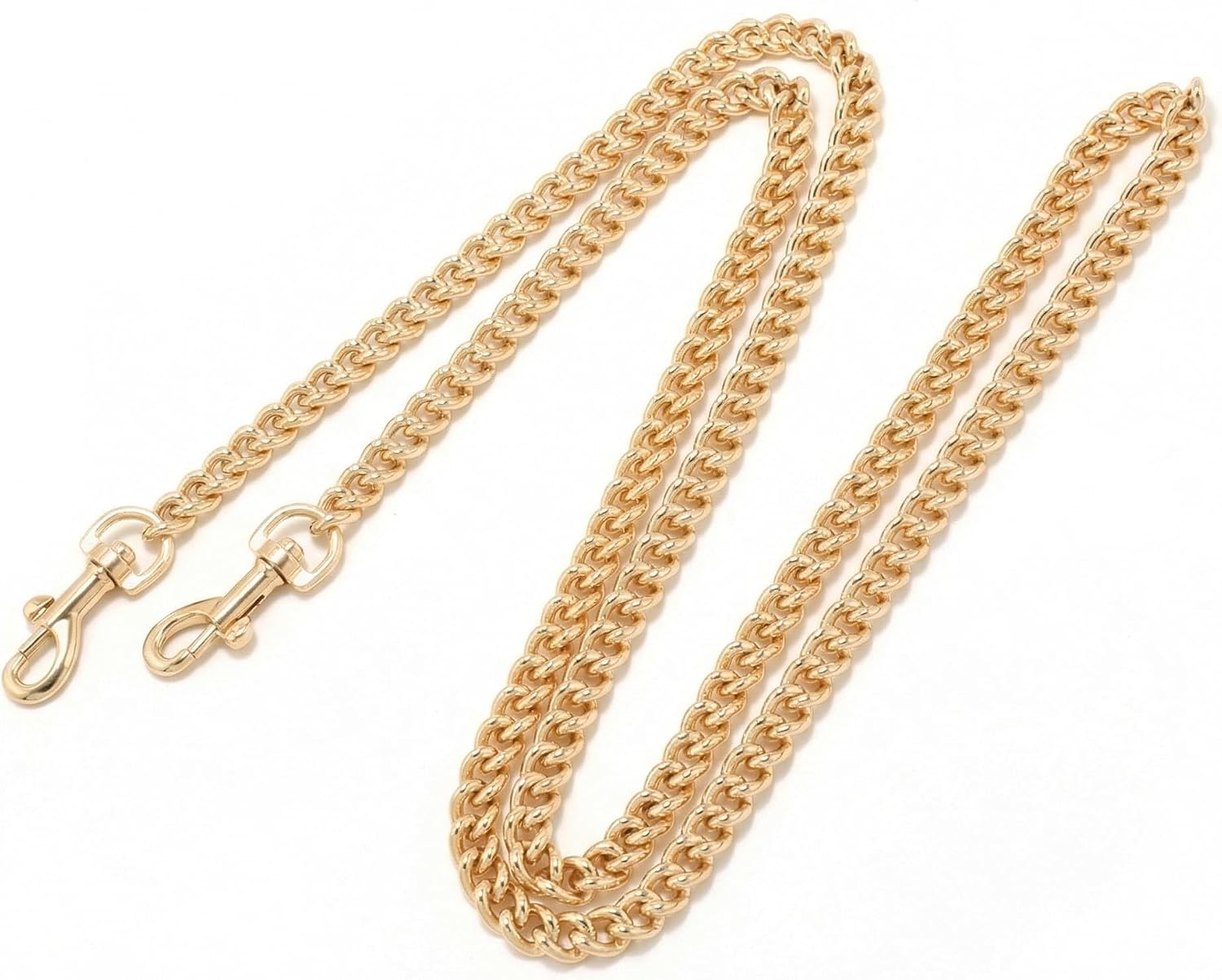 Bag Chain Strap for Handbag Replacement, Extender Chain Fit for Coach Bags and More, Antique Gold Crossbody Strap(Style-S, L 47 Inches)