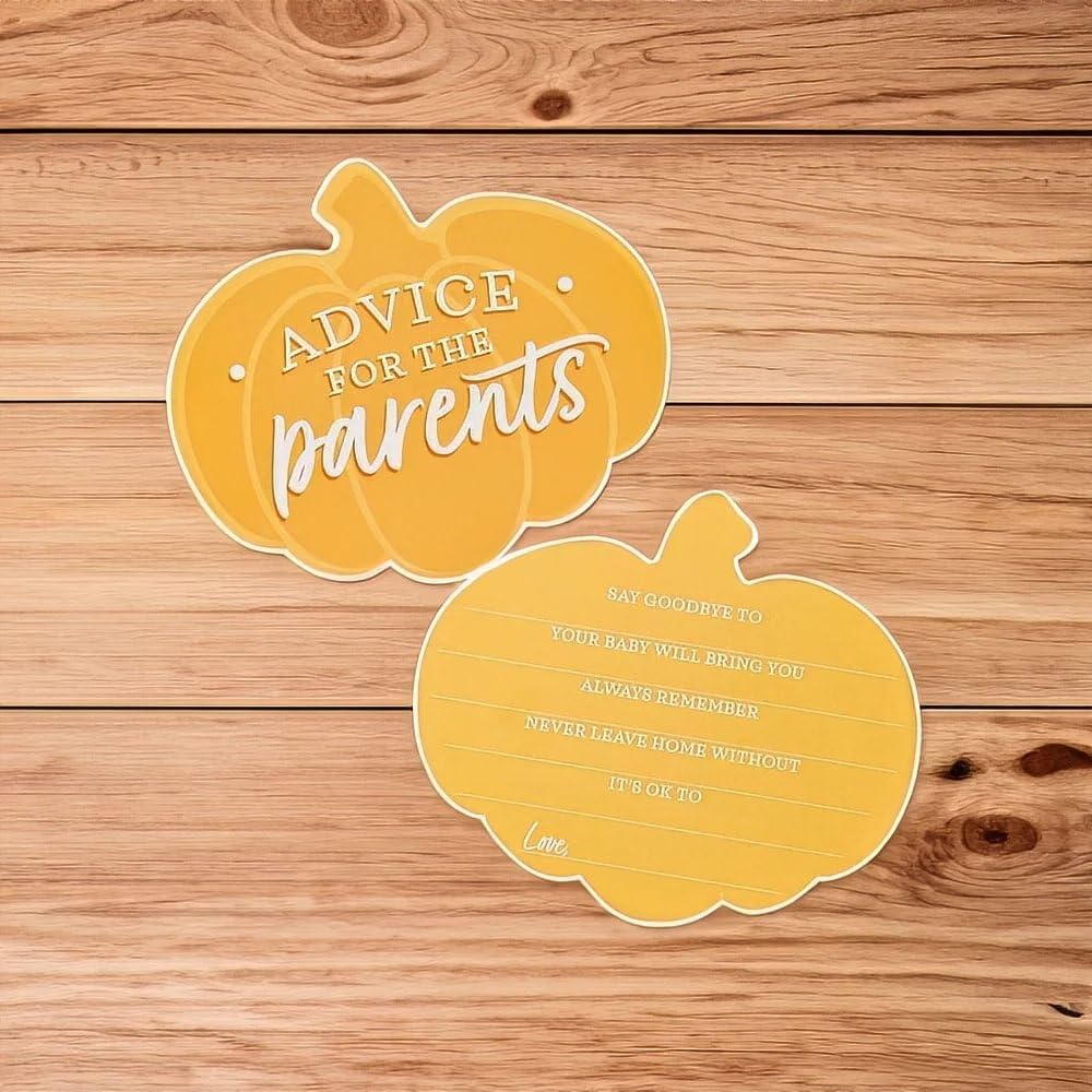 Fun Express Advice for The Parents Pumpkin Baby Shower Game