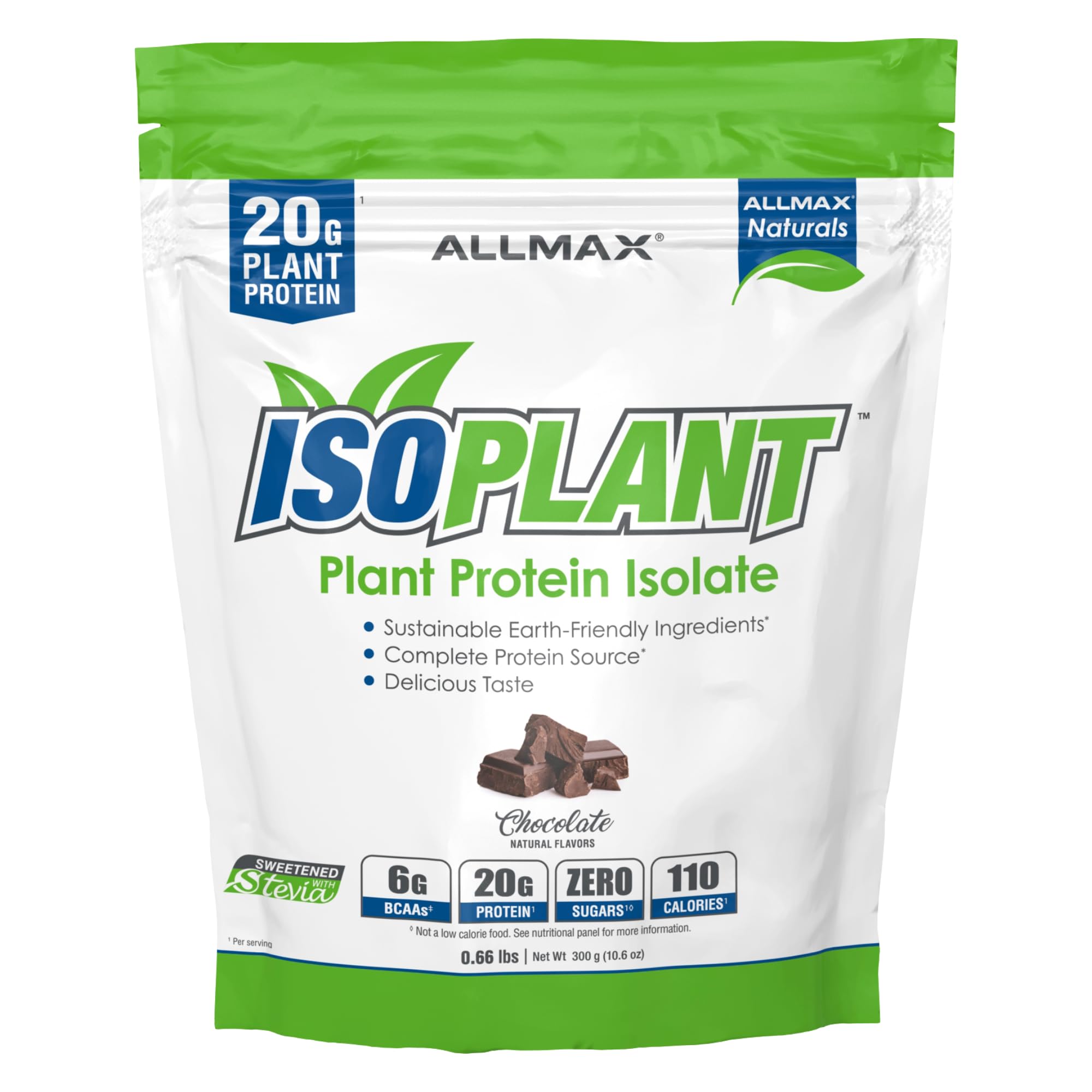 ALLMAX Nutrition Isoplant Plant Protein Isolate (Chocolate, 300g)
