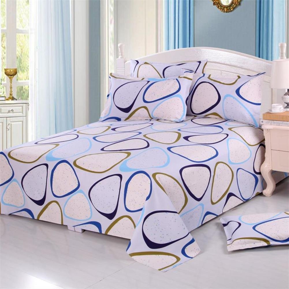Drap double coton rembourré 270x230cm pour lit deux places confortable
