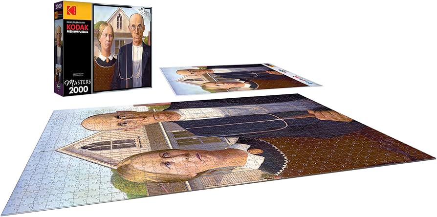 Amazon.com: RoseArt - Kodak Premium Masters - American Gothic by